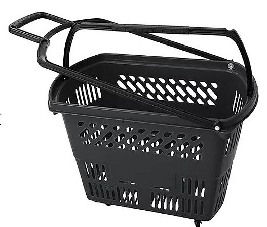 Cesto de Mercado Com Rodas 30Lts