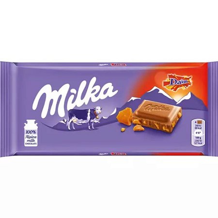 CHOCOLATE MILKA DAIM 100G