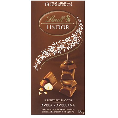CHOCOLATE LINDT LINDOR HAZELNUT 100G