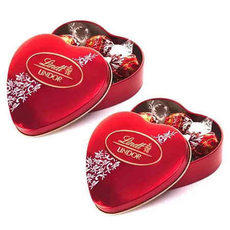 CHOCOLATE LINDT LINDOR CORACÃO BOMBOM 50G