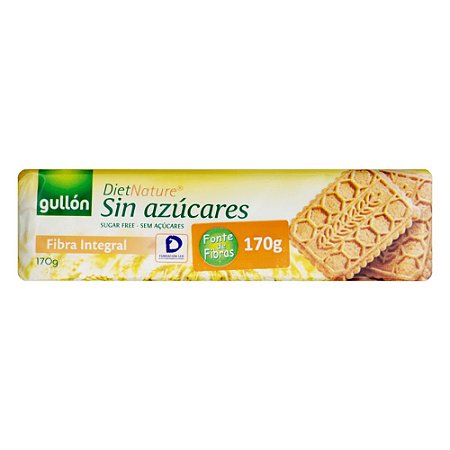 BISCOITO GULLÓN NATURE FIBRA INTEGRAL 170GR