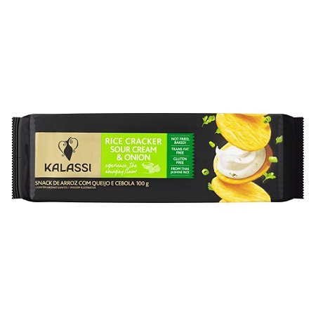 BOLACHA KALASSI SOUR CREAM & ONION 100G