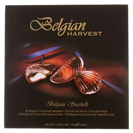 CHOCOLATE BELGIAN HARVEST SEASHELLS 195G