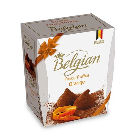 CHOCOLATE BELGIAN FANCY TRUFFLES ORANGE 15U