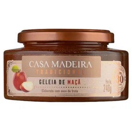 GELEIA CASA MADEIRA MAÇÃ 240G