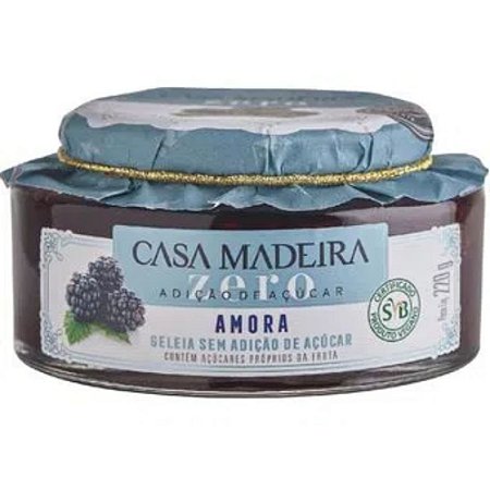 GELEIA CASA MADEIRA SUGAR FREE AMORA 240G