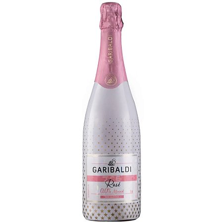 ESPUMANTE GARIBALDI ICE ROSE SEM ALCOOL 750ML