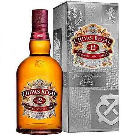 WHISKY CHIVAS REGAL 12 ANOS 1L