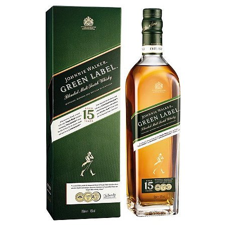 WHISKY JOHNNIE WALKER GREEN LABEL 750ML