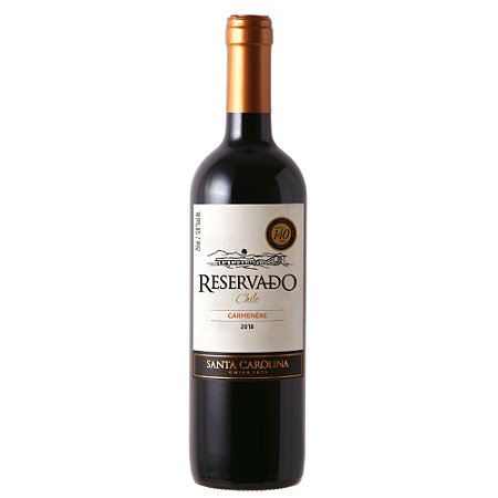 VINHO SANTA CAROLINA RESERVADO CARMENERE 750ML