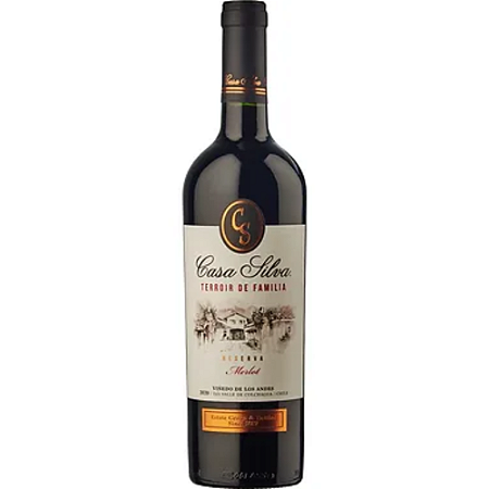 VINHO CASA SILVA RESERVA MERLOT 750ML