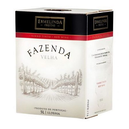 VINHO FAZENDA VELHA BAG BOX 5LT