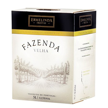 VINHO FAZENDA VELHA BRANCO BAG BOX 5L