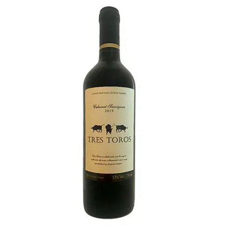 VINHO TRES TOROS CABERNET SAUVIGNON 750ML