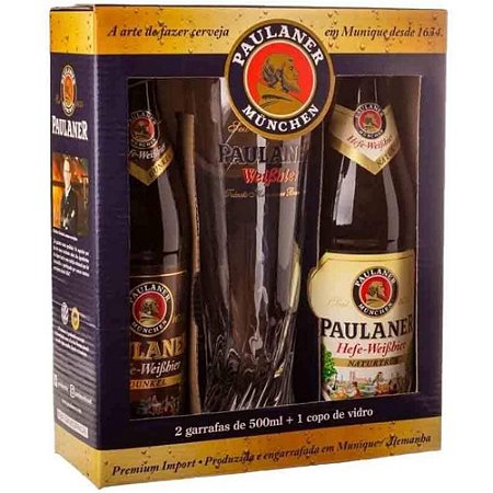 KIT PAULANER 2 GARRAFAS + COPO