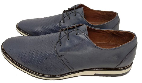 sapato oxford azul marinho