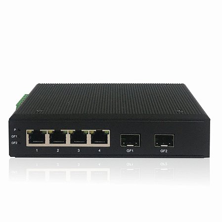 Switch Óptico Industrial PoE Plus