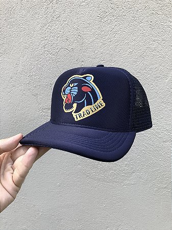 Boné Panther Head - Azul