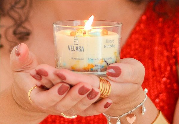 Vela Happy Birthday - EDIÇÃO ANIVERSÁRIO 100g