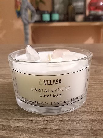 Vela de Cristal LOVE CHERRY 150g