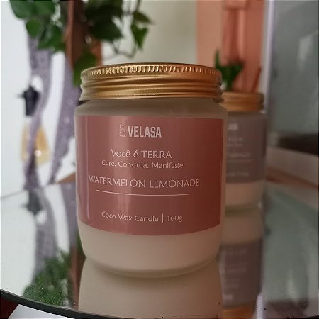 Vela WATERMELON LEMONADE - Você é TERRA - 160G