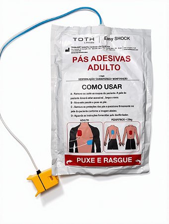 Pás para Desfibrilador Toth Lifecare