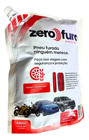 Selante para Pneu Zero Furo Sachê 400ml