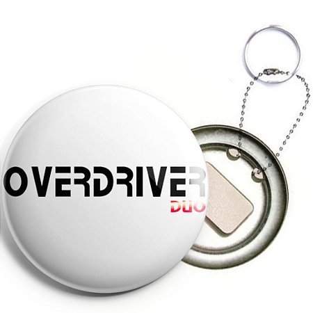 Overdriver Duo - Chaveiro/Abridor de Garrafas (Logo)
