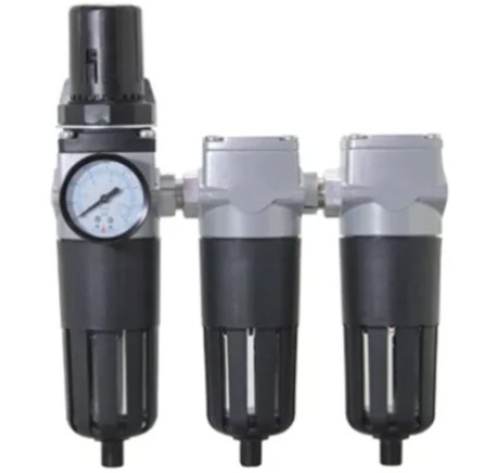 Tri filtro de ar 1/4 com regulador - Linha Mini