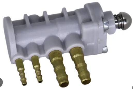 VALVULA INTERRUPTORA 4 VIAS INJETADA