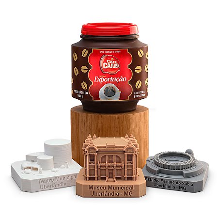 Café Cajubá Exportação + Miniaturas dos Monumentos de Uberlândia