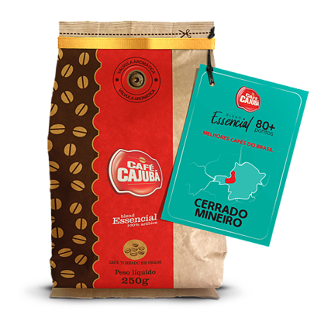 Café Cajubá Essencial Grãos 250g