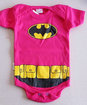 Body Batman Rosa Pequena Formiguinha