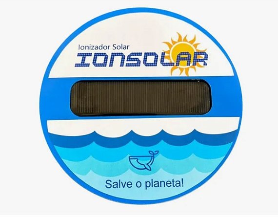 Ionizador Solar Flutuante para piscinas até 20m³ Piscina Sem Cloro Frete Grátis + Brinde