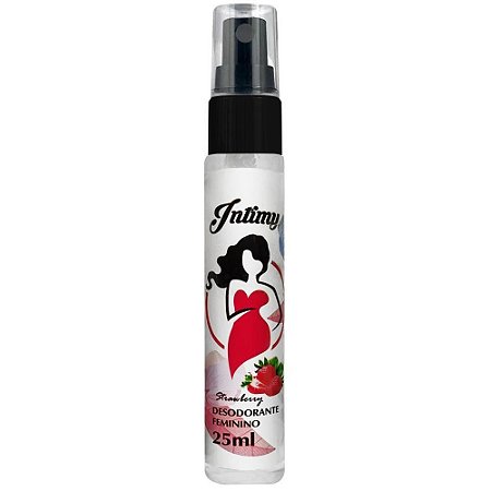 Intimy Desodorante Íntimo Feminino Beijável - Morango Spray 25ml