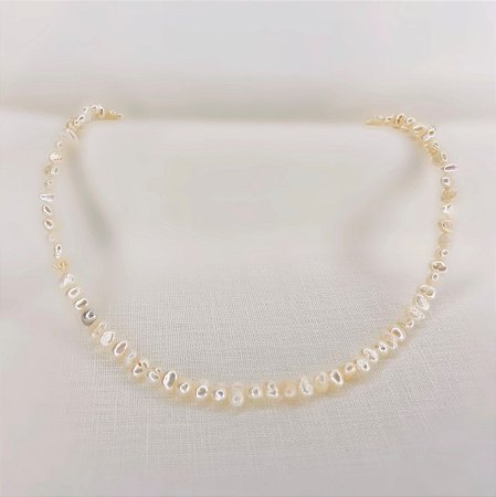 Choker Pérolas Barrocas Naturais P