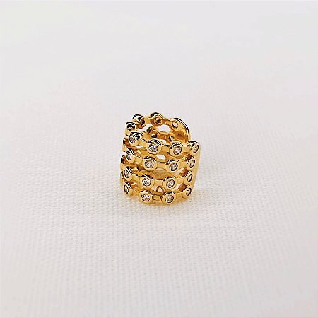 Piercing Fake Pontos de Luz Gold