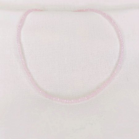 Choker Cristais Rosa Claro