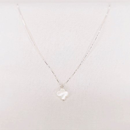 Colar c/ Pingente de Trevo de 4 Folhas