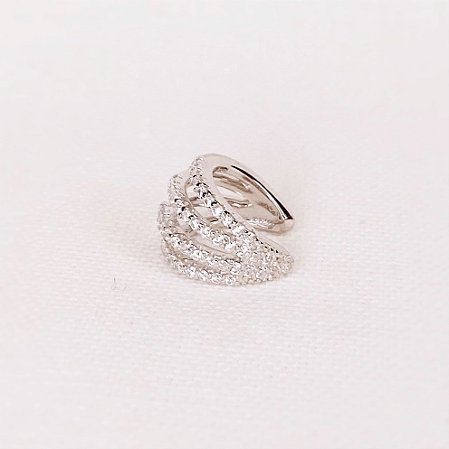 Piercing Fake Cravejado 3 Fileiras