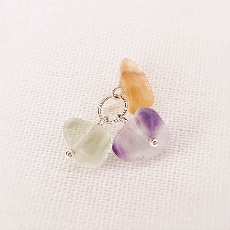 Pingente Fluir Fluoritas