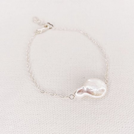 Pulseira c/ Pérola Barroca
