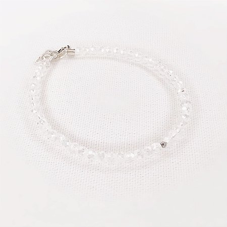 Pulseira de Cristais e Hematita