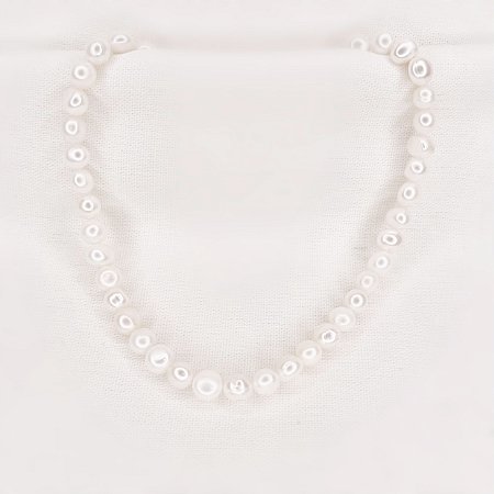Choker de Pérolas Moeda Naturais