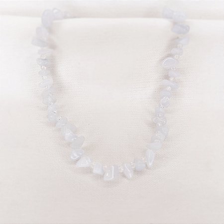 Choker de Calcita Bruta e Cristais