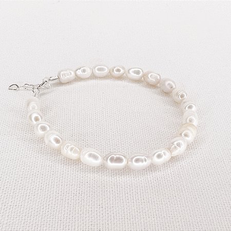 Pulseira de Pérolas Arroz