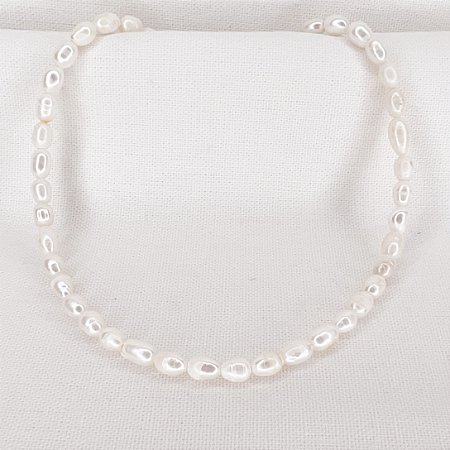 Choker de Pérolas Arroz