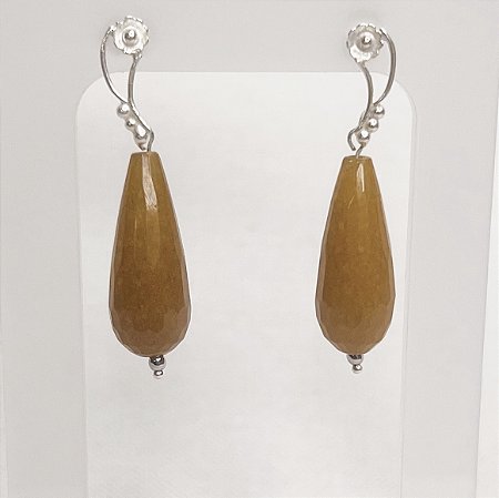 Brinco de Jade Ocre