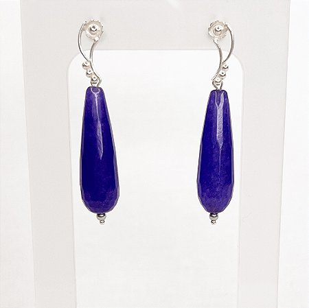 Brinco de Jade Cor Ametista