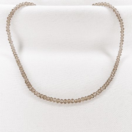 Choker de Cristais Cor Verde Oliva Gold